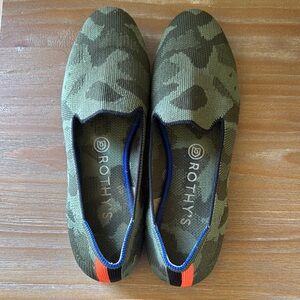 Rothy's Green Camouflage women’s Shoes